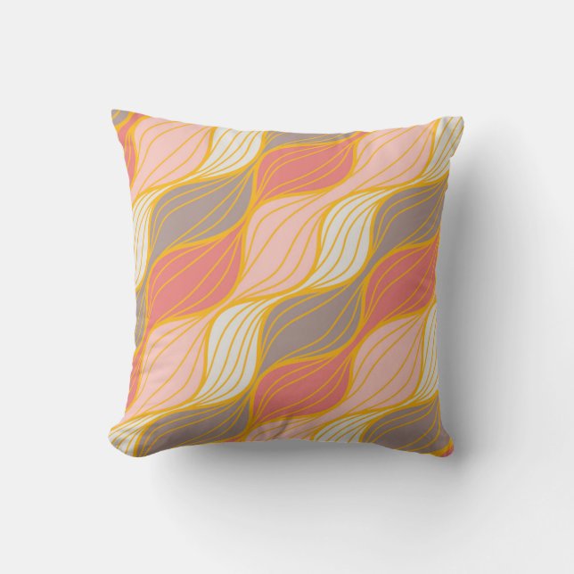 Coussin  retro Throw Pillow (Recto)