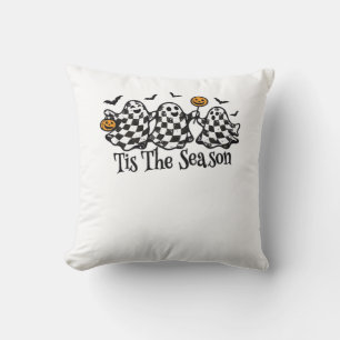 Coussin Retro Tis Saison À damiers Halloween