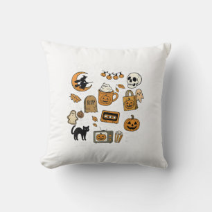 Coussin Retro Tis Saison Drôle Halloween Saison Automne