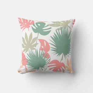 Coussin Rétro, tropical, feuille