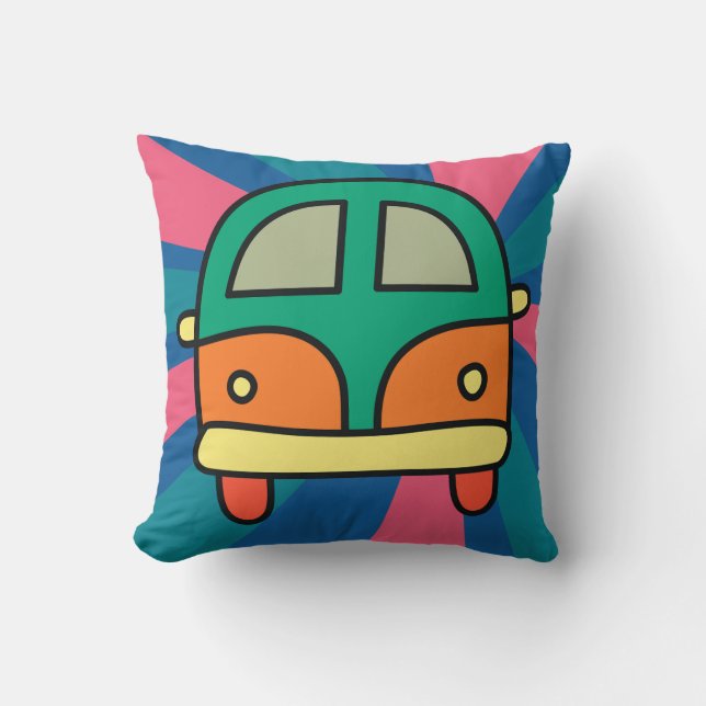 Coussin Retro Van (Recto)