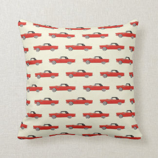 Coussin Rétro voiture rouge