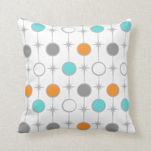 Coussin Rétros points et carreau de Starbursts