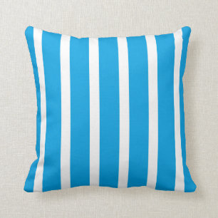 Coussin Rétros rayures BLEUES