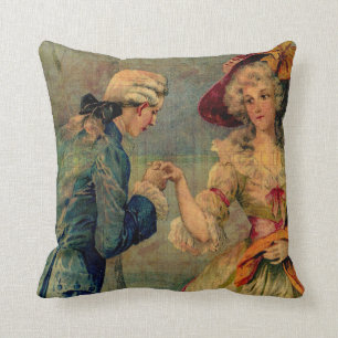 Coussin Réunion romantique
