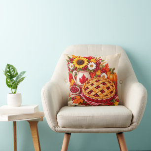 Coussin Réunion sociale autour de la tarte de l'Action de