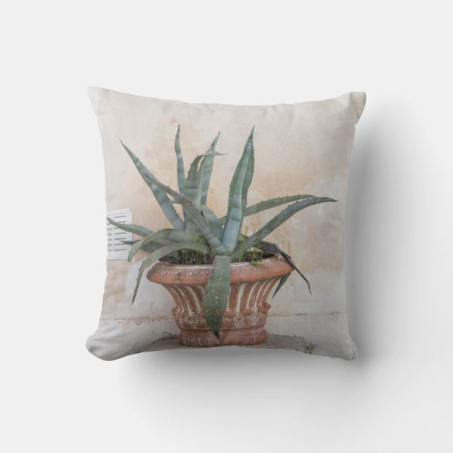 Coussin Rêve d'agave à Athènes #1 #minimum #wall #art  (Recto)