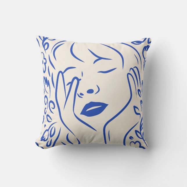 Coussin Rêve de fleurs douces (Recto)