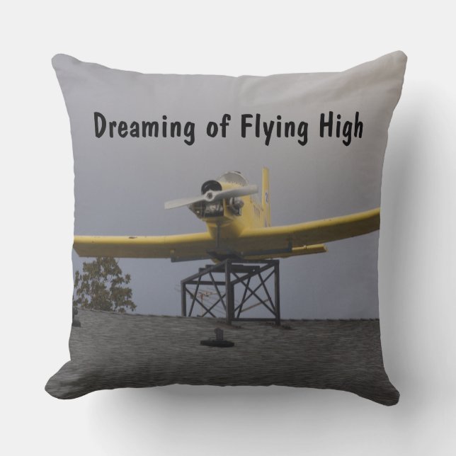 Coussin Rêve de Flying High lancer oreiller. (Recto)