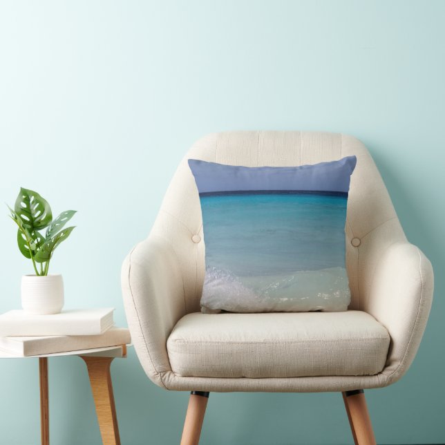 Coussin Rêve de plage de l'océan Caraïbes 11 (Chaise)