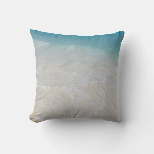 Coussin Rêve de plage de l'océan Caraïbes 7 (Recto)