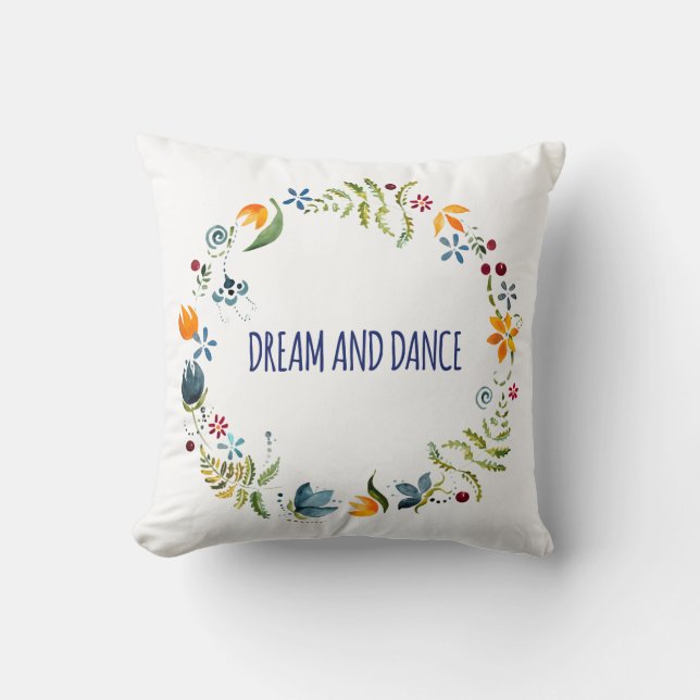 Coussin Rêve et danse (Recto)