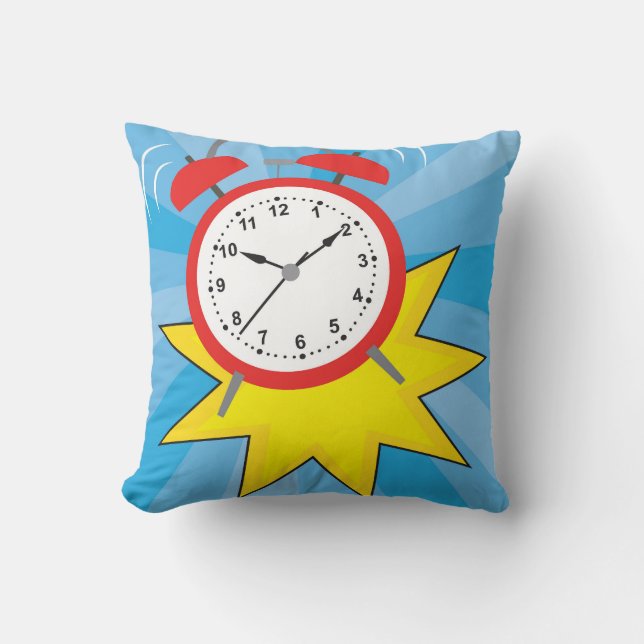 Coussin Réveil de l'horloge (Recto)