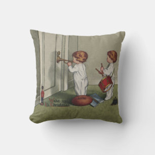 Coussin Réveillez-vous son joli enfant de Noël