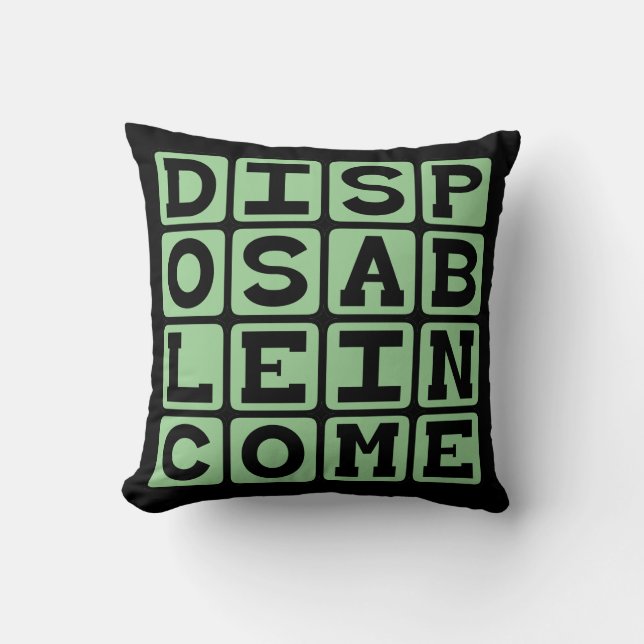 Coussin Revenu Disponible, Argent Superflu (Recto)