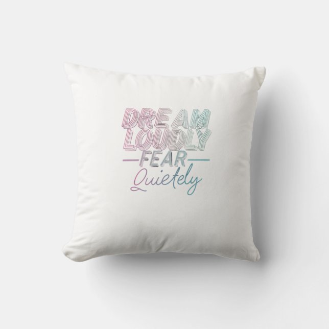 Coussin Rêver fort (Recto)