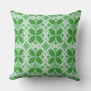Coussin Rêverie à feuilles de dentelle