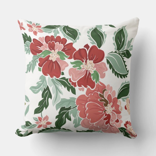 Coussin réversible à flou/bande (Recto)