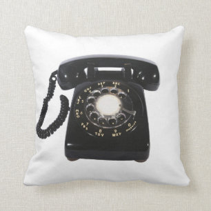 Coussin réversible de décor de jet de téléphone