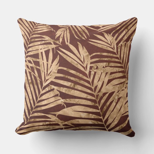 Coussin réversible de feuille d'or (Recto)