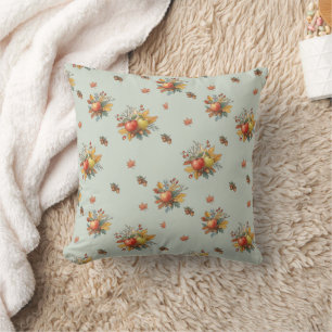 Coussin Réversible de la Moisson d'Automne : Beige