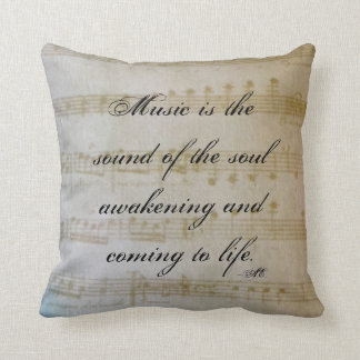 Coussin réversible de musique