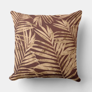 Coussin réversible en bronze d'or chatoyant