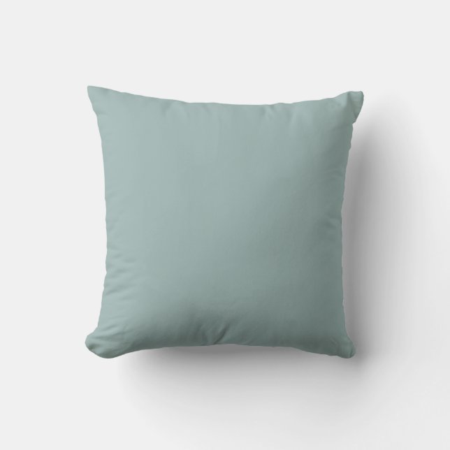 Coussin réversible Floral Gris Bleu (Recto)