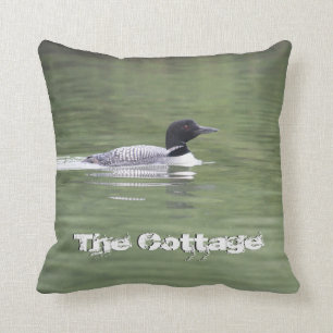 Coussin réversible Loon Cottage