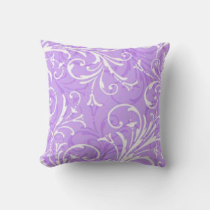 Coussin réversible ornemental pourpre