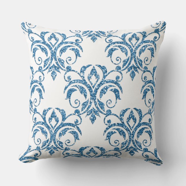 Coussin réversible parties scintillantes roses (Recto)