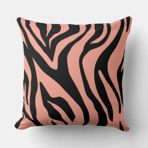 Coussin réversible Tigre beige Orangeade/Tan