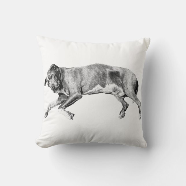 Coussin Rêves au lit pour décembre (Recto)