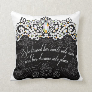 Coussin Rêves dans le carreau de plans
