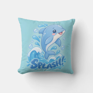 Coussin Rêves de dauphin – Vibes océaniques 🐬