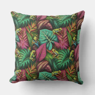 Coussin Rêves de grenouille arboricole motif de surface tr