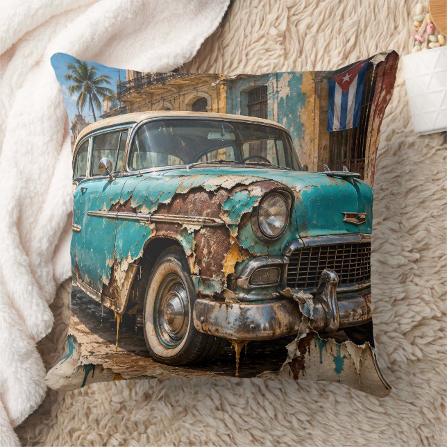 Coussin Rêves de La Havane, Chrome Rouillé (Couverture)
