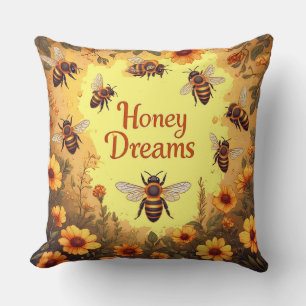 Coussin Rêves de Miel Pour les Apiculteurs Et les Amoureux