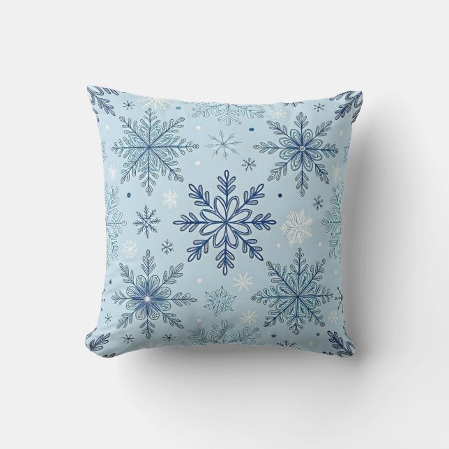 Coussin Rêves d'hiver Snowflake Cushion (Recto)
