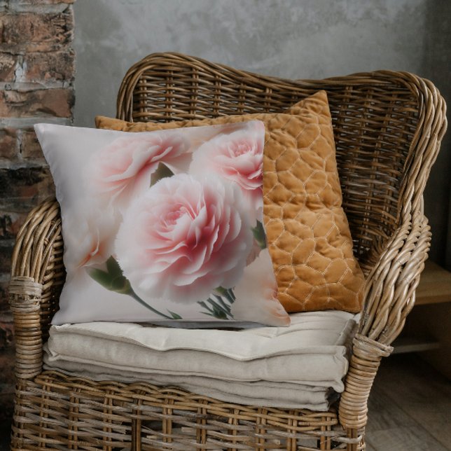 Coussin Rêves d'Œillet Rougeâtre (Créateur téléchargé)