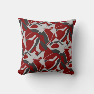 Coussin Revêtement MCM gris foncé noir scintillant Diagona
