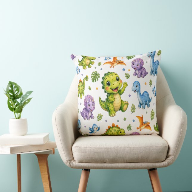 Coussin Rex et amis Dino-Mite (Chaise)