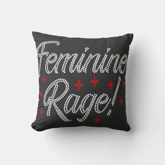 Coussin Rhinestone de la cage féminine (Recto)