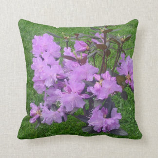 Coussin Rhododendrons pourpres