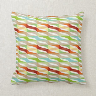 Coussin rhomo/zizag pattern/fractal/colorful coloré