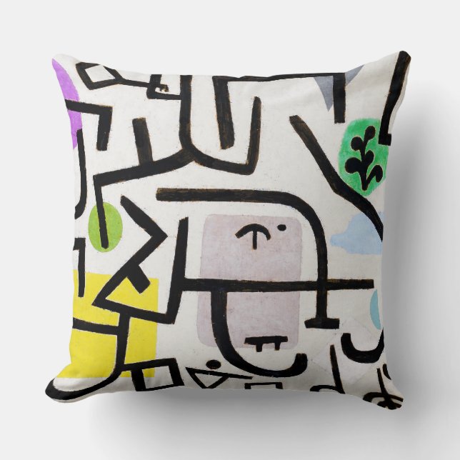 Coussin Rich Port, Paul Klee (Recto)