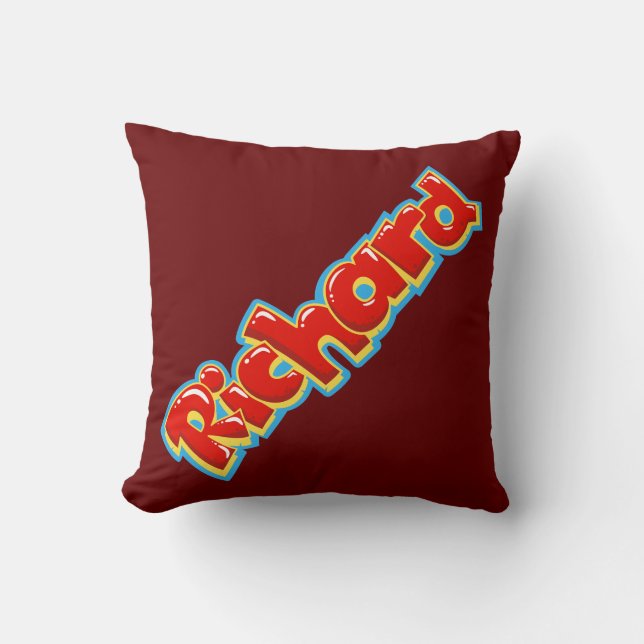 Coussin Richard graffiti (Recto)