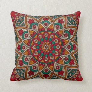 Coussin Riche, Red Mandala.