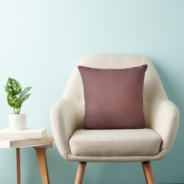 Coussin Riche velours marron mocha  (Chaise)