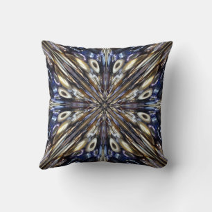 Coussin Richesse de Motif Abstrait de Perlage de Semences
